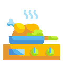 cooking flat icon