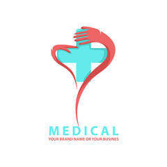 Obraz premium Medical Center Logo Design Vector