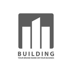 Company Building Vector Logo Design