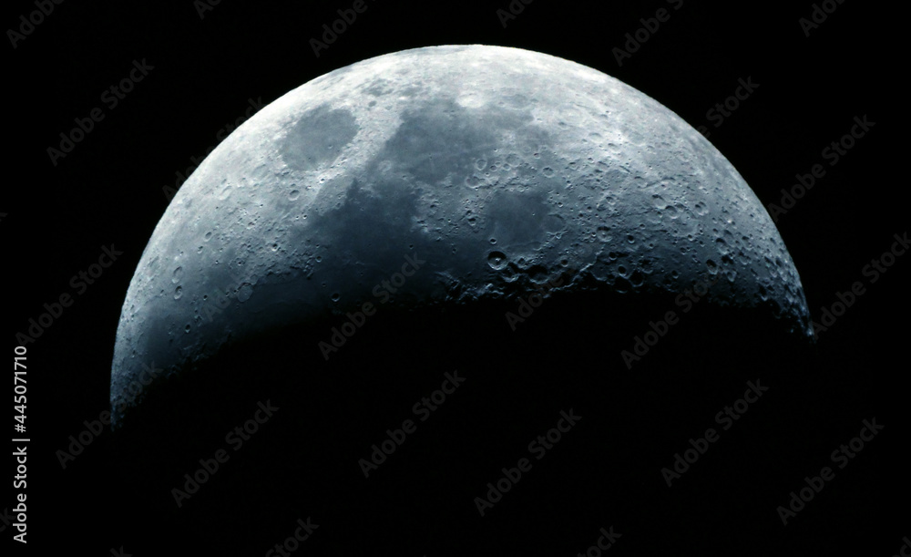 Wall mural close up of moon texture