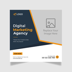 Digital Marketing Social Media Post Template