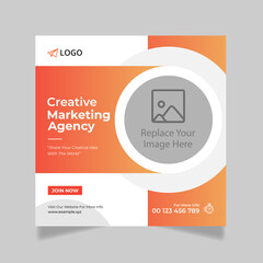 Digital Marketing Social Media Post Template