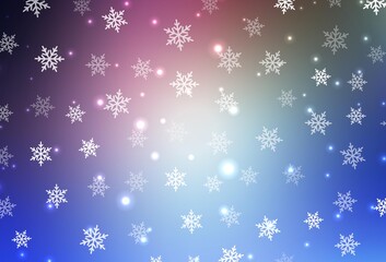 Dark Pink, Blue vector texture in birthday style.