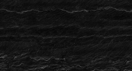 Black rock background. Dark gray stone texture. Black grunge background. Mountain close-up. Distressed backdrop.