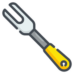 fork line icon