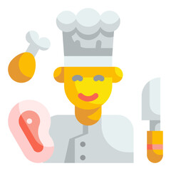 chef flat icon