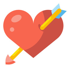 heart flat icon