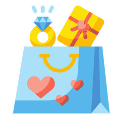 shopping flat icon
