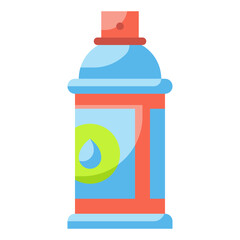 aerosol flat icon