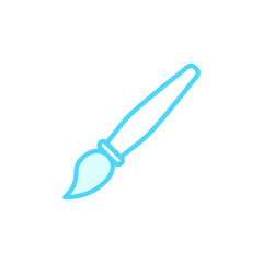 Illustration Vector graphic of Paint Brush icon. Fit for drawing, painting, design, education etc.