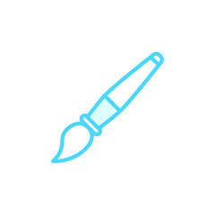 Illustration Vector graphic of Paint Brush icon. Fit for drawing, painting, design, education etc.