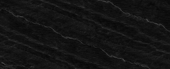 Fototapeta na wymiar Panorama black rock background. Dark gray stone texture. Black grunge background.