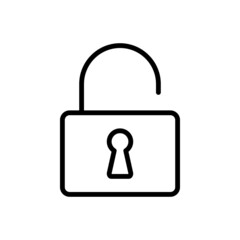 Black line icon for disclose