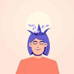 women's mental health concept