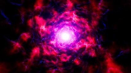 Crimson Dark Energy Neon Background