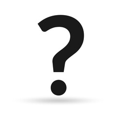 Question mark icon. FAQ, ask sign or symbol. Vector illustration.