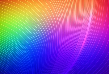 Dark Multicolor vector template with repeated sticks.