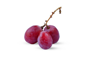 Grapes isolated on a white background