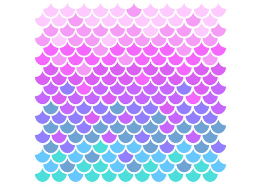 mermaid scales print seamless, vector scales texture, suitable for cutting