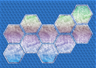 abstract hexagonal background