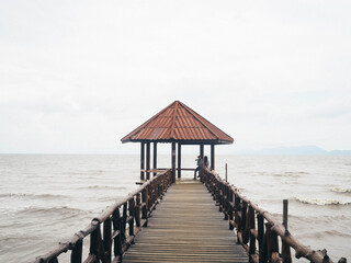 pier on the beach