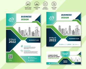 vector set of flyers social media templates banner brochures in many size