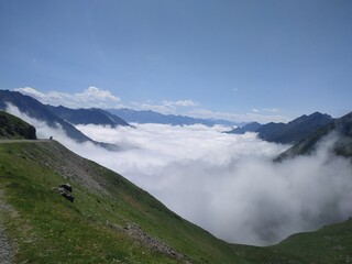 Fototapeta premium Mer de nuage Pyrénéens