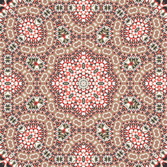Tile azulejos mosaic seamless pattern, oriental ethnic patchwork