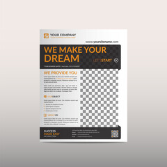 Fototapeta premium Modern Corporate Flyer Template
