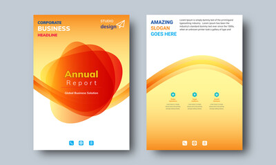 Annual Report Layout Design Template, Background Business Book Cover Design. Can
 be adapt to  Annual Report, Flyer,  Poster, Presentation, Magazine, Portfolio, Brochure, Booklet, etc.
