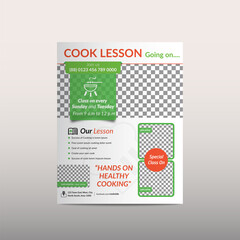 Cooking Class Flyer Template 
