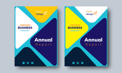 Annual Report Layout Design Template, Background Business Book Cover Design. Can
 be adapt to  Annual Report, Flyer,  Poster, Presentation, Magazine, Portfolio, Brochure, Booklet, etc.
