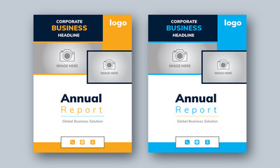 Annual Report Layout Design Template, Background Business Book Cover Design. Can
 be adapt to  Annual Report, Flyer,  Poster, Presentation, Magazine, Portfolio, Brochure, Booklet, etc.
