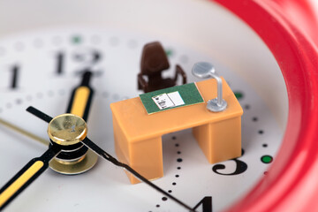 Miniature stations in alarm clocks