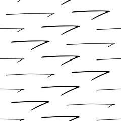Seamless pattern with doodle arrows