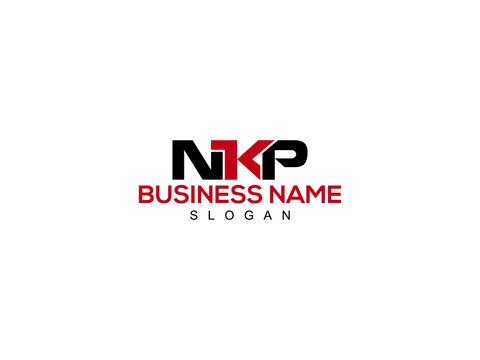 Letter NKP Logo Icon Vector Image Design For Company or Business