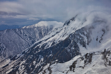 Fototapeta na wymiar Mt.Tanigawa, mid winter 厳冬期の谷川岳登山