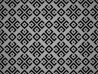 Abstract geometric pattern. A seamless vector background. Black and gray ornament. Graphic modern pattern. Simple lattice graphic design