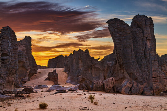 Sahara Desert, Tassili N'Ajjer, Algeria