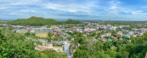 Naklejka premium Nakhon Khiri Historical Park in Phetchaburi, Thailand