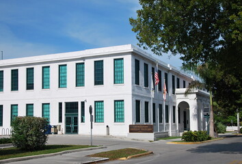Strassenszene in Downtown Key West, Florida Keys
