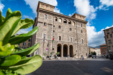 Municipality of Terni also called Palazzo Sword in the square of people