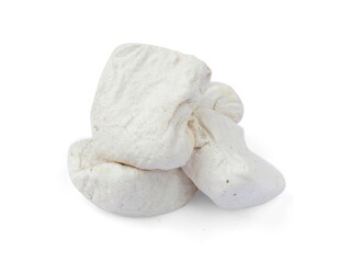White tofu isolated on a white background