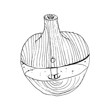recommend clip art: Essential oils diffuser. Vector stock illustration. Outline.