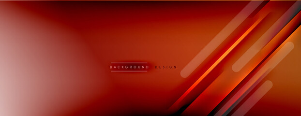 Abstract background. Shadow lines on bright shiny gradient background.