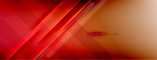 Abstract background. Shadow lines on bright shiny gradient background.