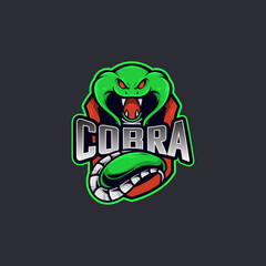 logo e-sport cobra design template