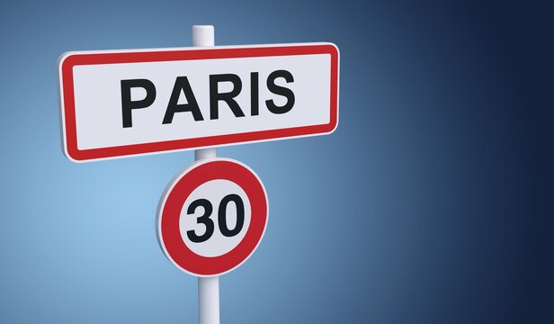 Limitation de vitesse à 30 km/h à Paris
