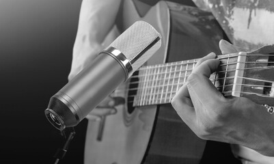 Naklejka premium Guitar.