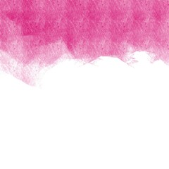Pink watercolor strokes on a white background or paper raster illustration brush texture